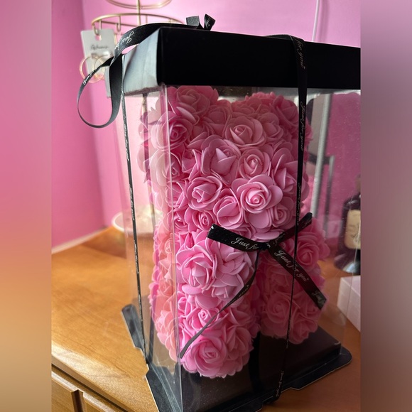 Pink Flower Bear - Picture 1 of 3